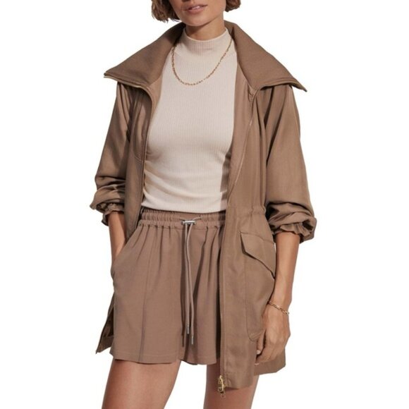 Varley Alison Jacket Taupe Stone Size Medium NWOT - Picture 1 of 13